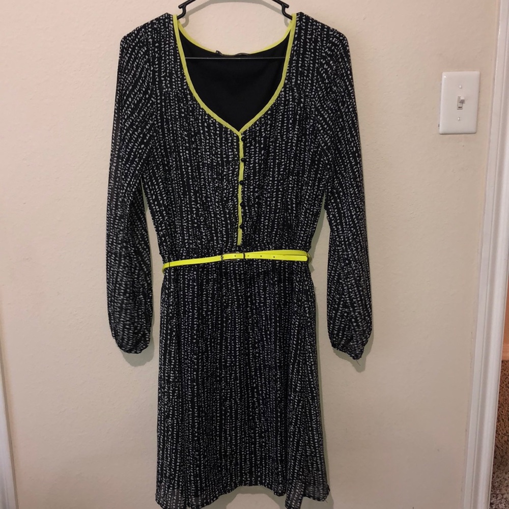 Maurices black and white dress